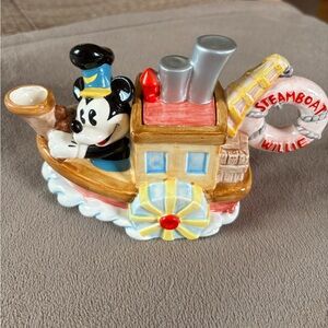 Mickey Mouse - Steamboat Willie Teapot Enesco Disney Ceramic Figurine